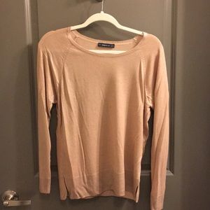 Zara long sleeve knitted shirt.